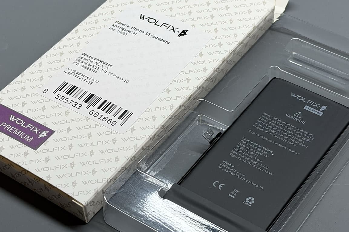 Výměna baterie iPhone 13 – cena a průběh